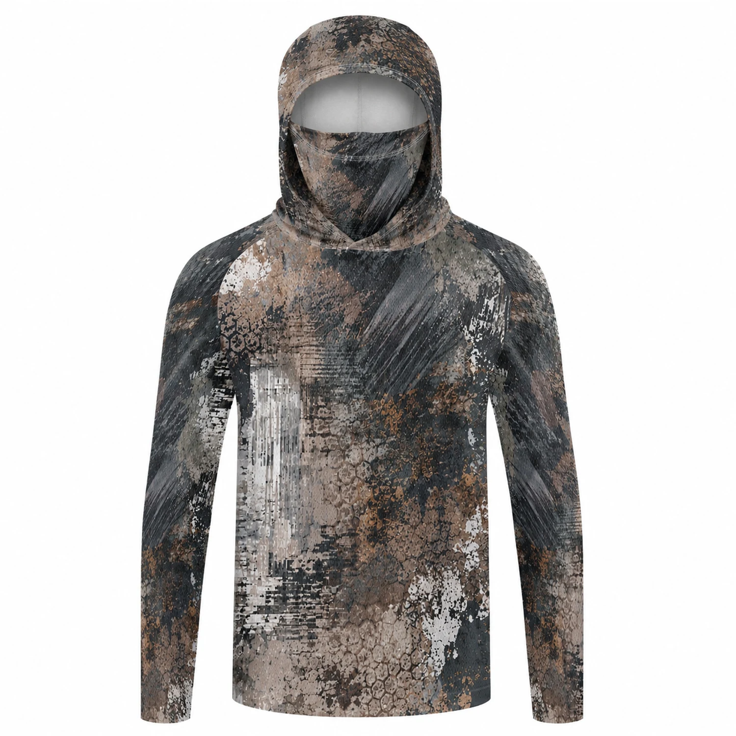 Mens Fashion Summer - Men 3D Printed Camouflage Fishing Sun