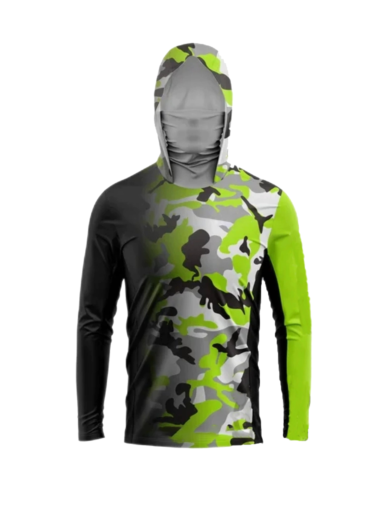 Men'S Fashion T Shirts - Outdoor Fisherman Hooded Long Sleeve T-shirt,