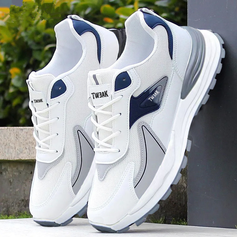 Mens Fashion Trainers - Fashion Men Shoes Mesh Sneakers Lace