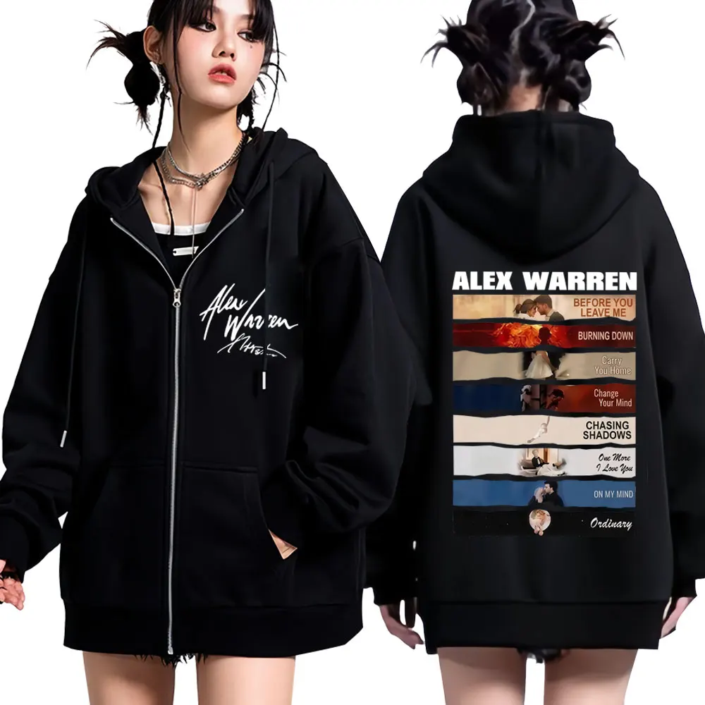 Singer Alex Warren 2026 Tour P - Mens Fashion Zip Up Hoodies ulasan dan harga