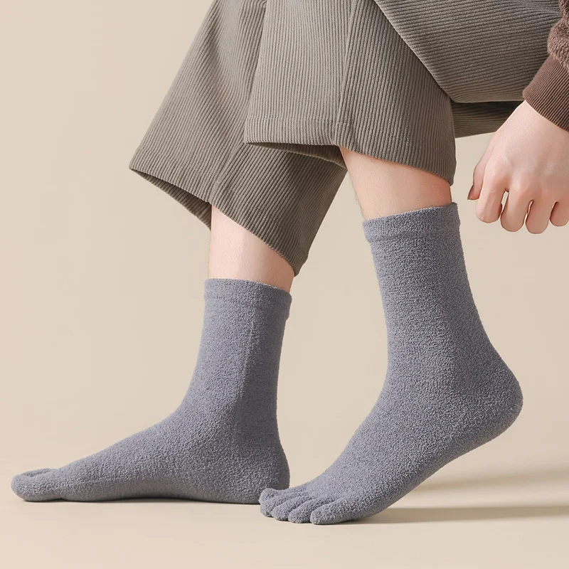 6/12 Pairs Thick Thermal Split - Socks Ankle Men ulasan dan harga