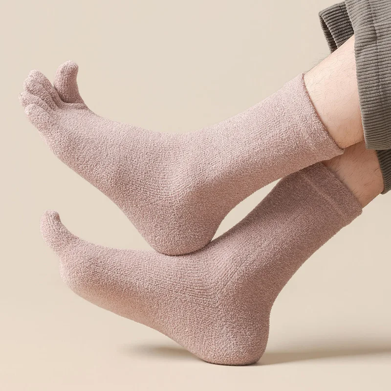 6/12 Pairs Thick Thermal Split - Socks Ankle Men ulasan dan harga