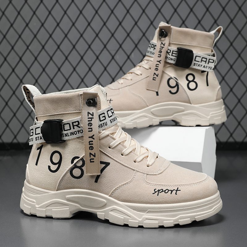 Men's Solid Color High-Top Fas - Men'S Fashion News ulasan dan harga