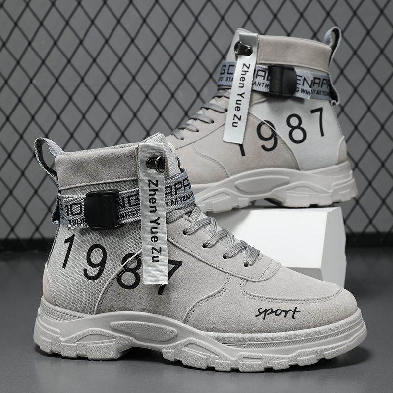 Men's Solid Color High-Top Fas - Men'S Fashion News ulasan dan harga
