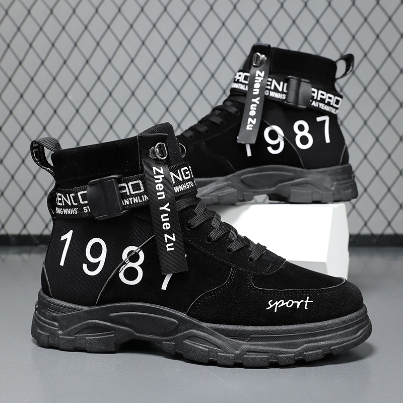 Men's Solid Color High-Top Fas - Men'S Fashion News ulasan dan harga