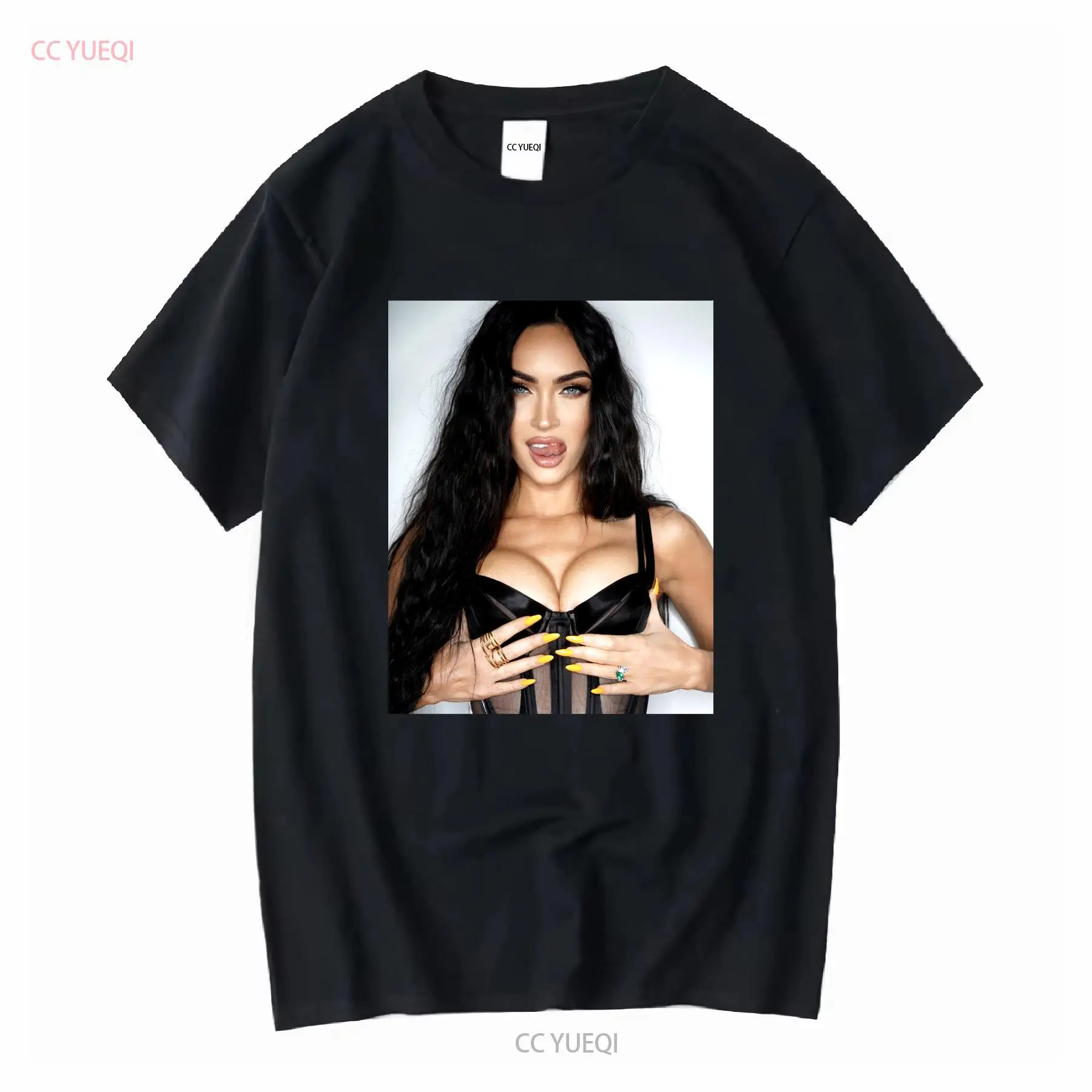 Megan Fox T shirt Poster long  - Poster Men Fashion ulasan dan harga