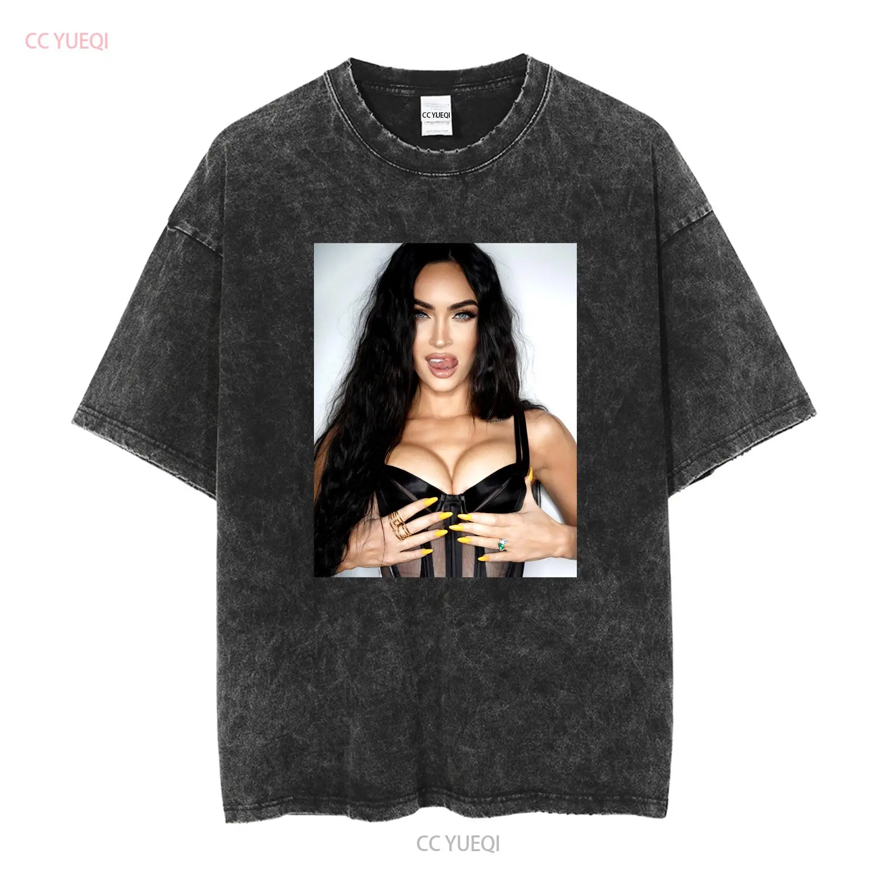 Megan Fox T shirt Poster long  - Poster Men Fashion ulasan dan harga