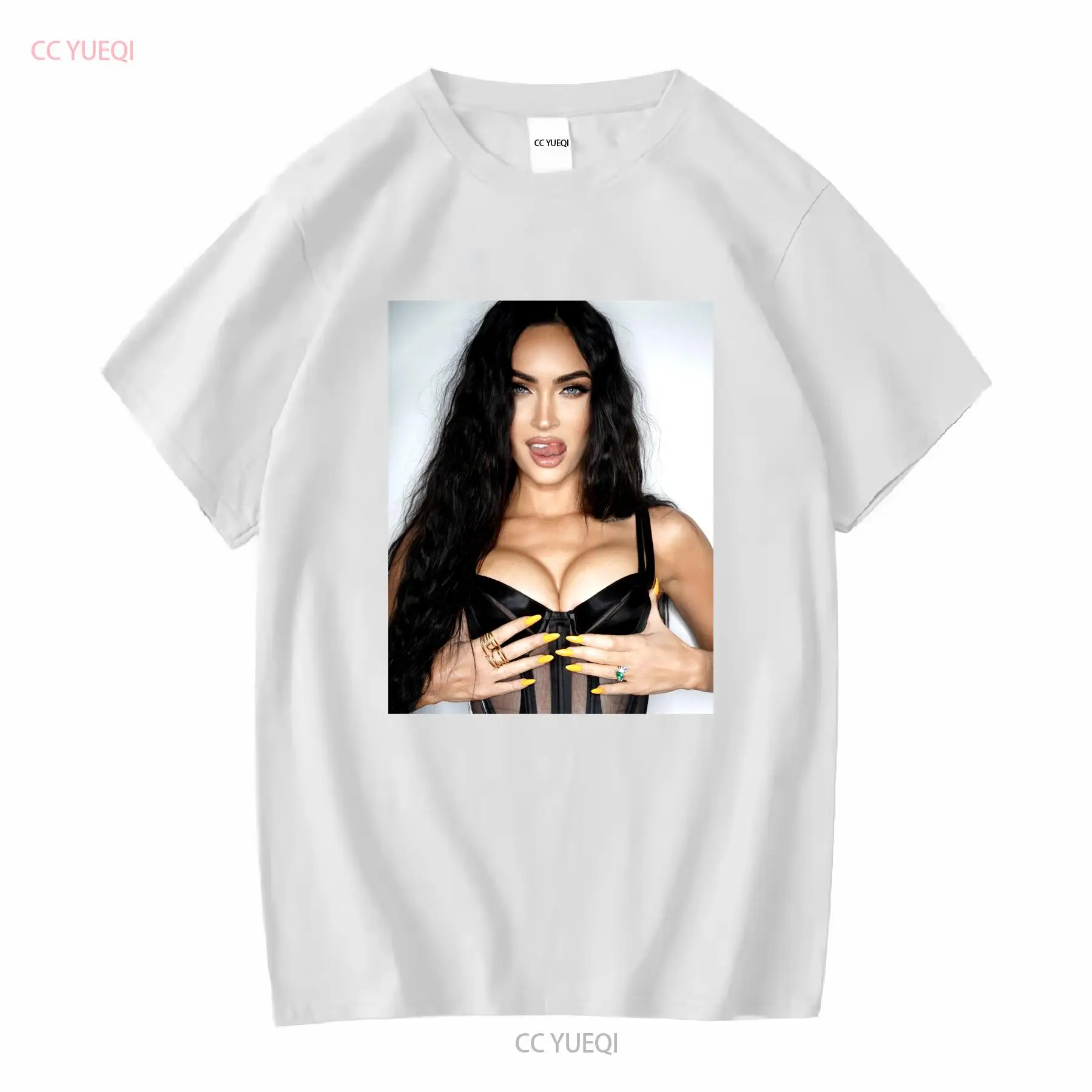 Megan Fox T shirt Poster long  - Poster Men Fashion ulasan dan harga