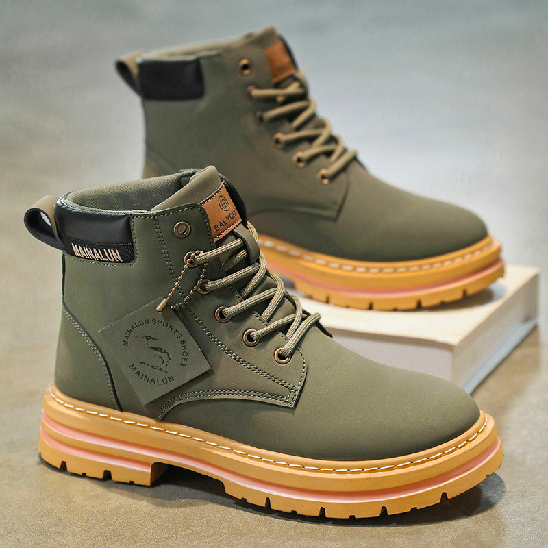 Classic Men High Top Boots Hig - Mens Fashion Trainers ulasan dan harga