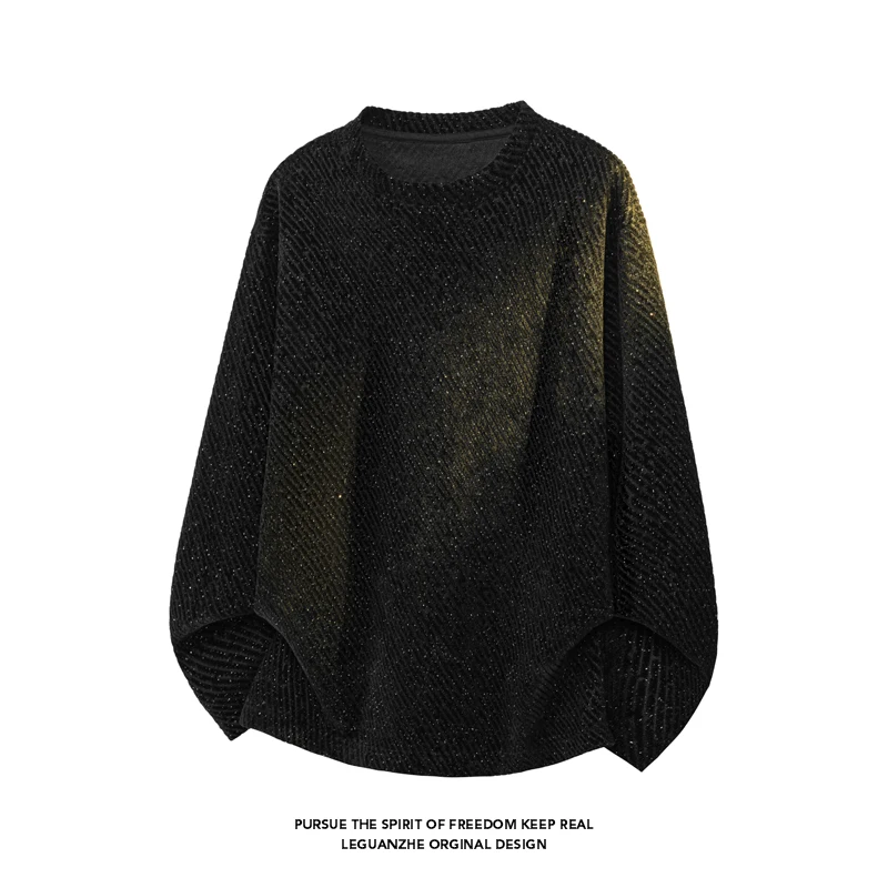Men Diagonal Stripe Textured L - Men'S Fashion T Shirts ulasan dan harga
