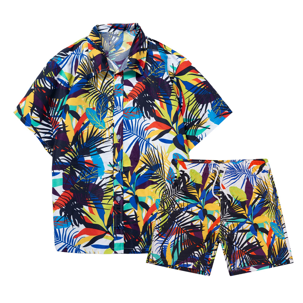 Hawaiian Coconut Tree 3D Print - Mens Fashion Clothes ulasan dan harga