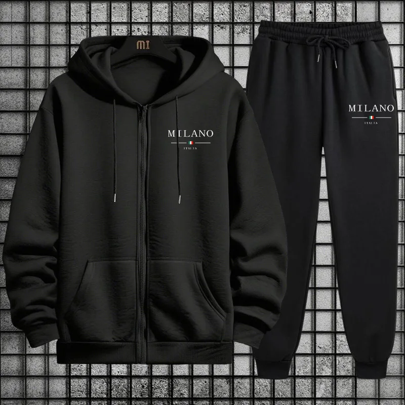 Spring 2026 Men's Tracksuit Ca - Mens Fashion Zip Up Hoodies ulasan dan harga