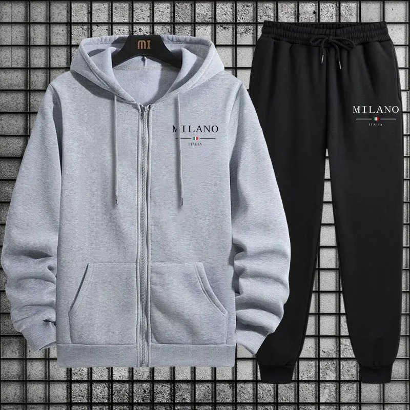 Spring 2026 Men's Tracksuit Ca - Mens Fashion Zip Up Hoodies ulasan dan harga