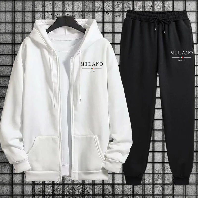 Spring 2026 Men's Tracksuit Ca - Mens Fashion Zip Up Hoodies ulasan dan harga