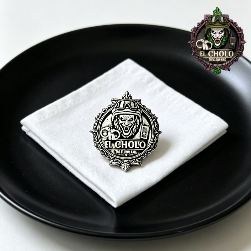 Custom Clown Logo Brooch Perso - Men'S Fashion With Hat ulasan dan harga