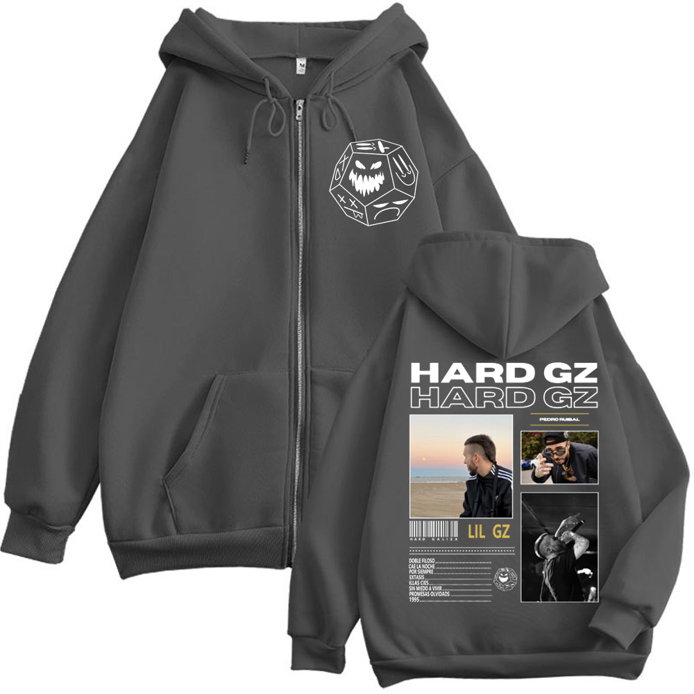 Rapper HARD GZ Tour 2025 Zippe - Mens Fashion Zip Up Hoodies ulasan dan harga