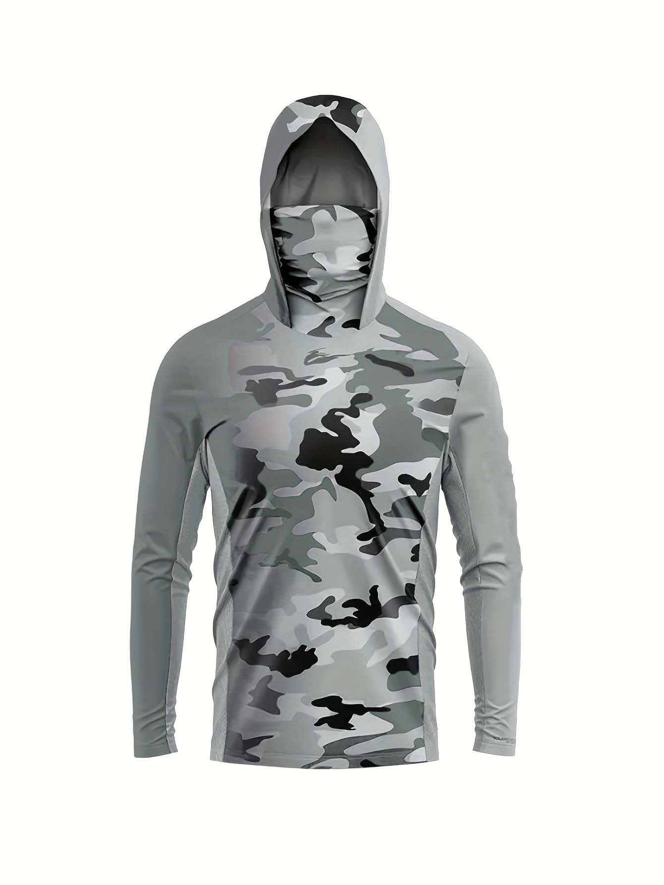 Outdoor Fisherman Hooded Long  - Men'S Fashion T Shirts ulasan dan harga