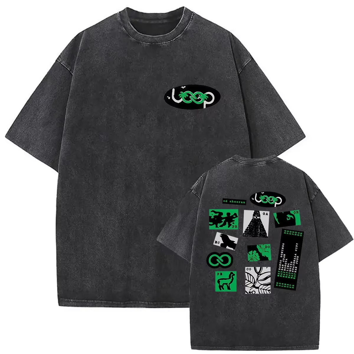 Rapper Ed Sheeran Loop Tour 20 - Poster Men Fashion ulasan dan harga