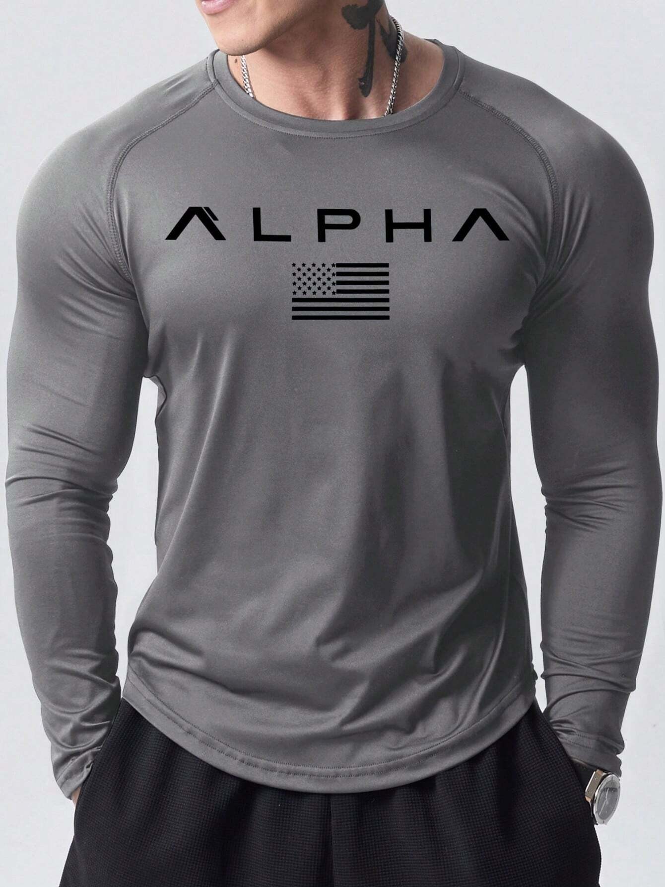 New men's long-sleeved T-shirt - Mens Fashion Clothes ulasan dan harga