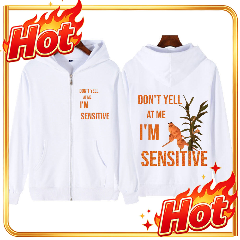 Marcus The Worm Don’t Yell At  - Mens Fashion Zip Up Hoodies ulasan dan harga