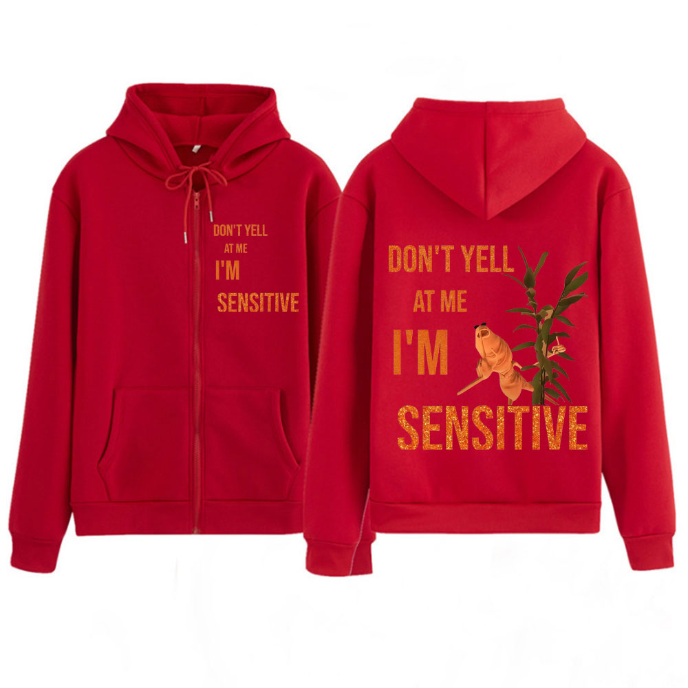Marcus The Worm Don’t Yell At  - Mens Fashion Zip Up Hoodies ulasan dan harga