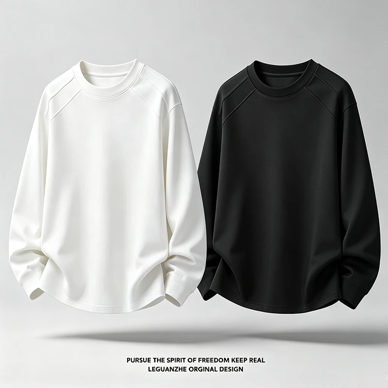 Men Crew Neck Raglan Sleeve Lo - Men'S Fashion T Shirts ulasan dan harga