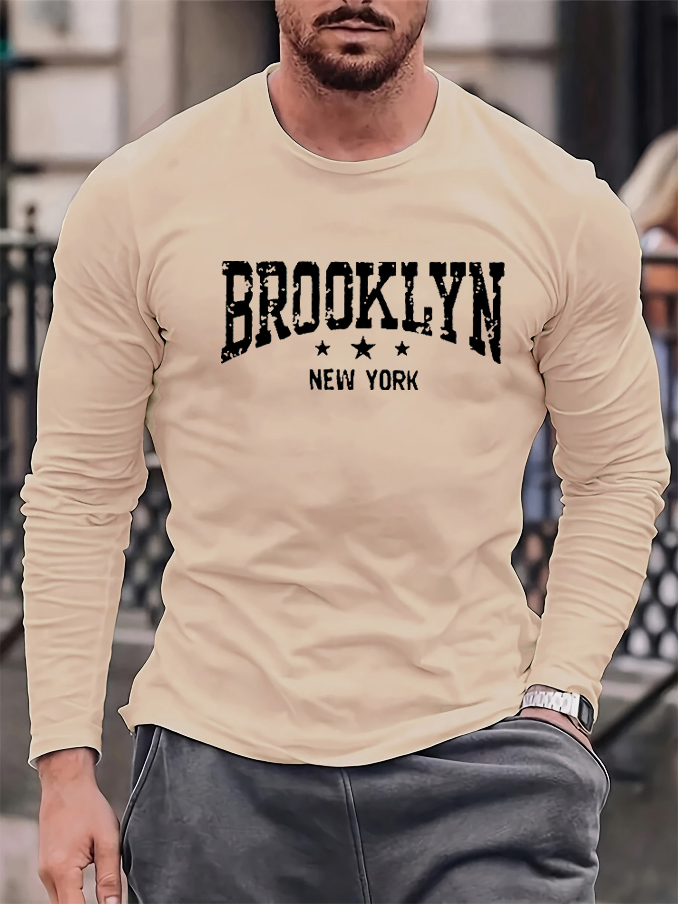 Men's Spring and Autumn 100% C - Men'S Fashion New York ulasan dan harga