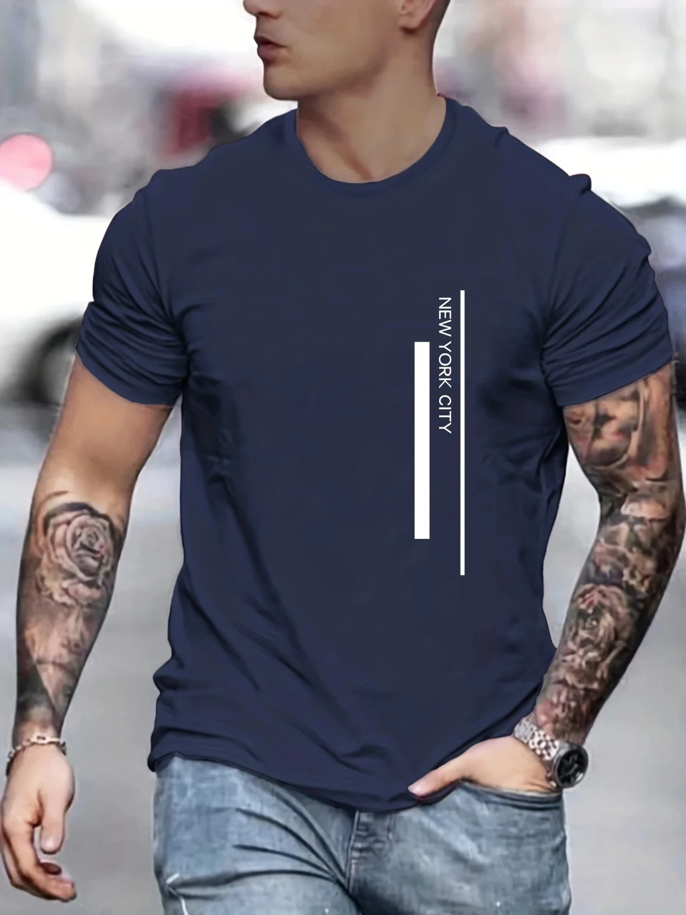 Fashion NEW YORK CITY Letter P - Men'S Fashion New York ulasan dan harga