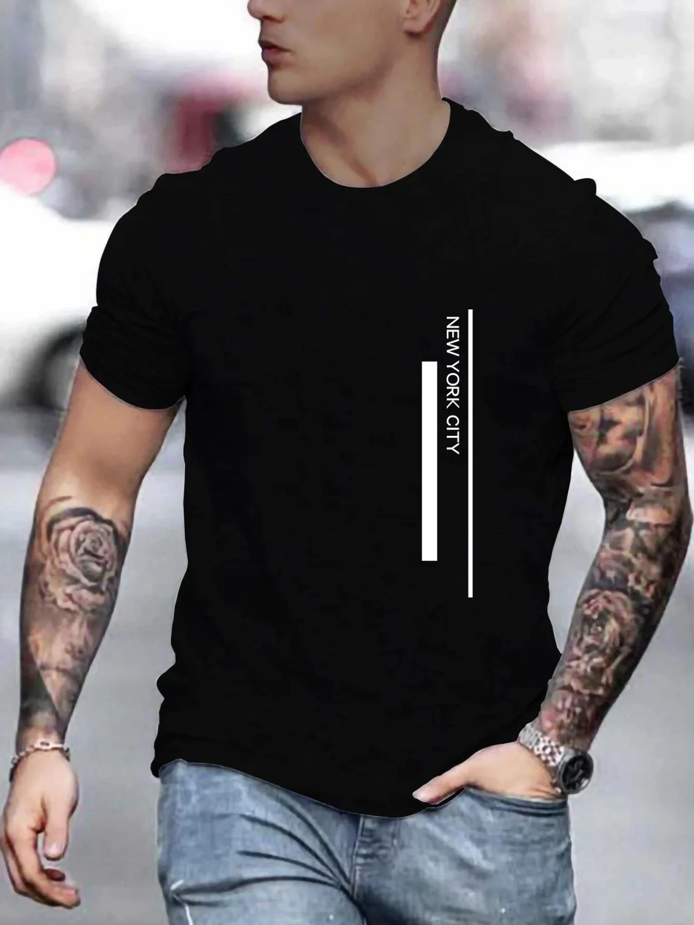Fashion NEW YORK CITY Letter P - Men'S Fashion New York ulasan dan harga