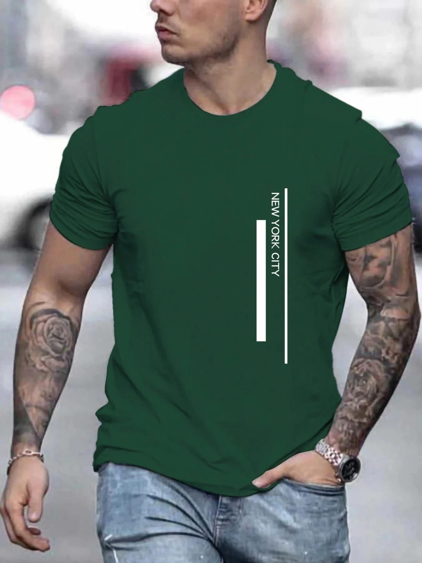 Fashion NEW YORK CITY Letter P - Men'S Fashion New York ulasan dan harga