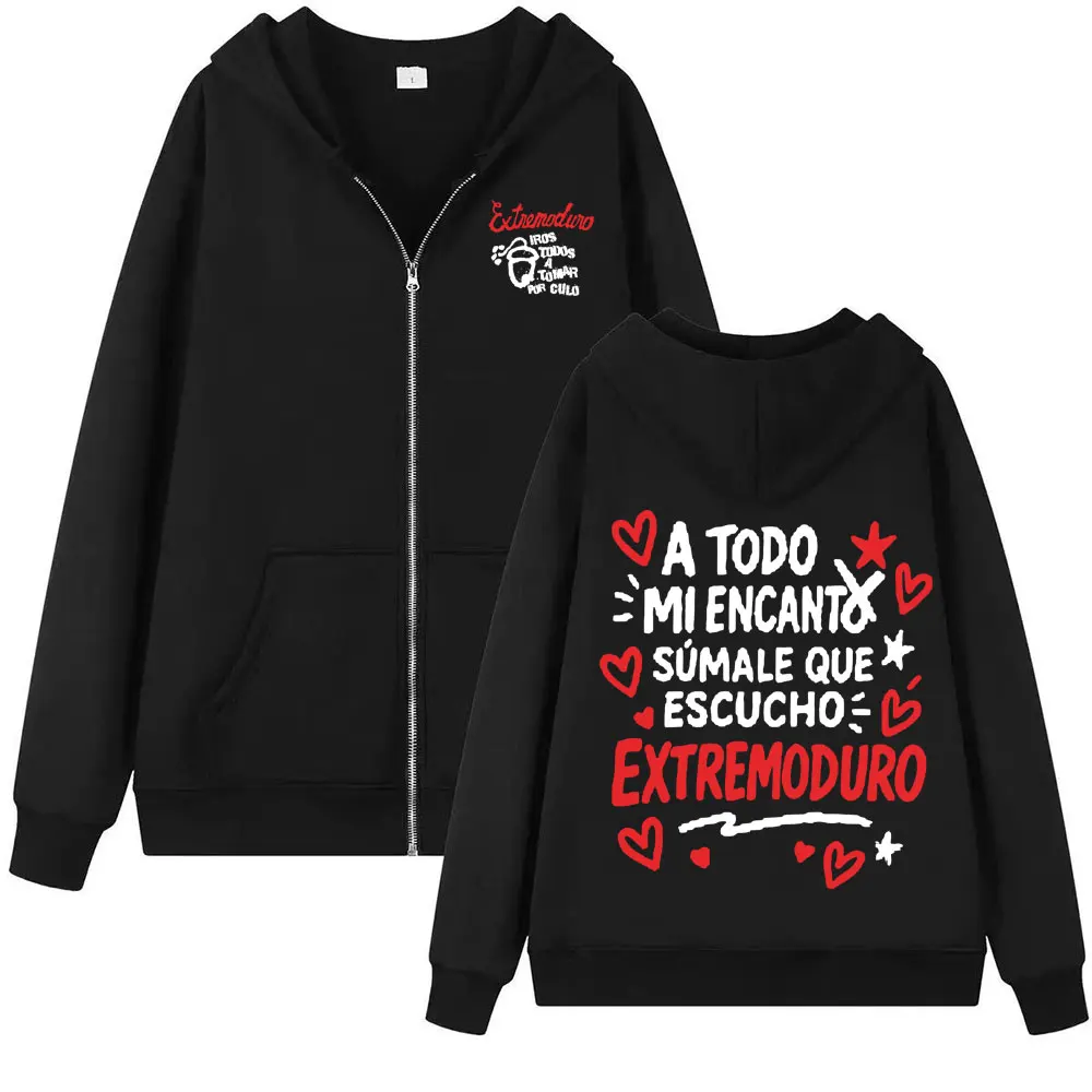 Rock Band Extremoduro Album Zi - Mens Fashion Zip Up Hoodies ulasan dan harga