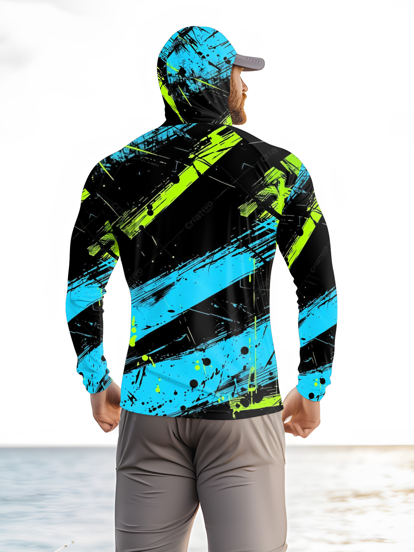 Fishing Hoodie Men Long Sleeve - Men'S Fashion T Shirts ulasan dan harga