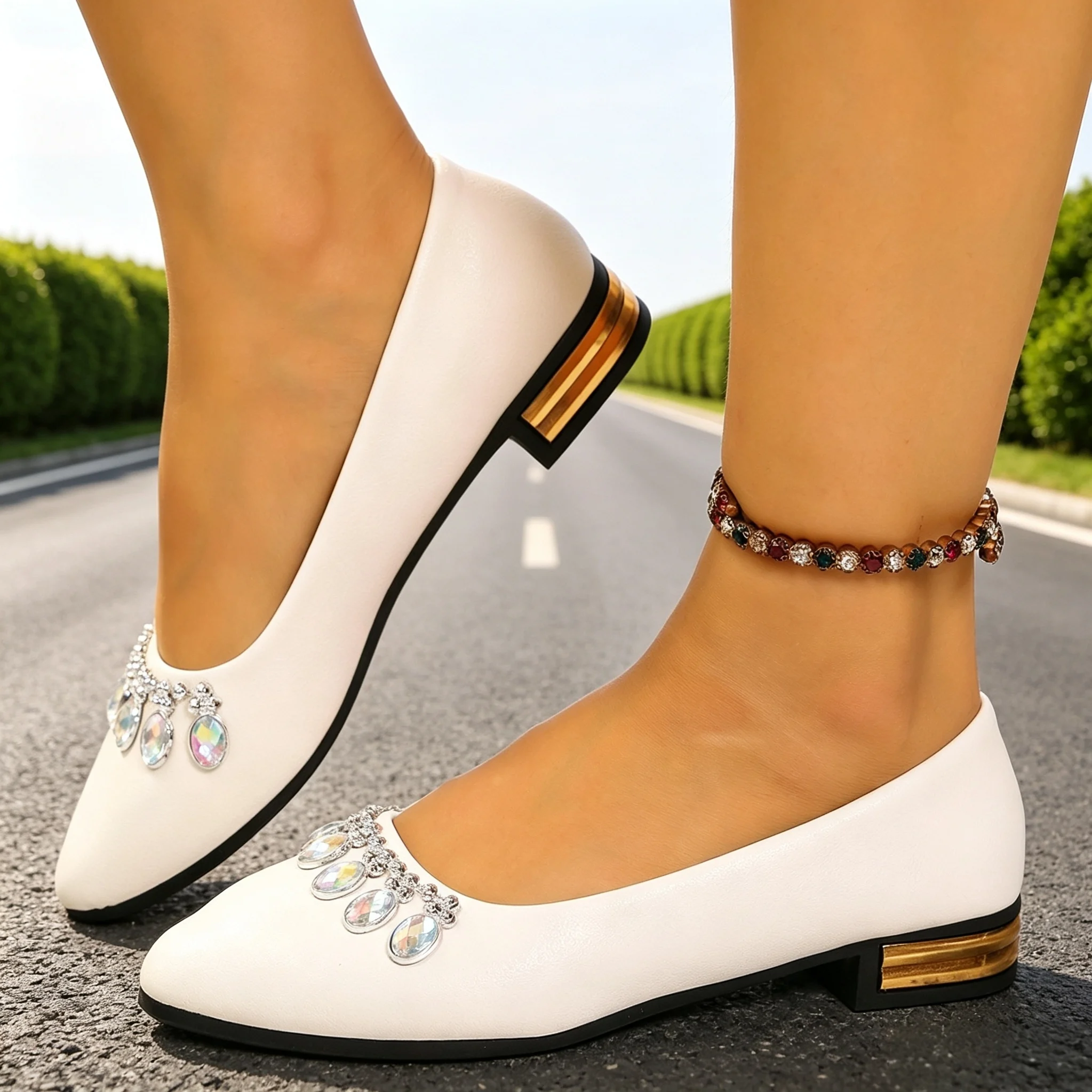 Women Flats Pointed Toe Ballet - Men'S Fashion News ulasan dan harga
