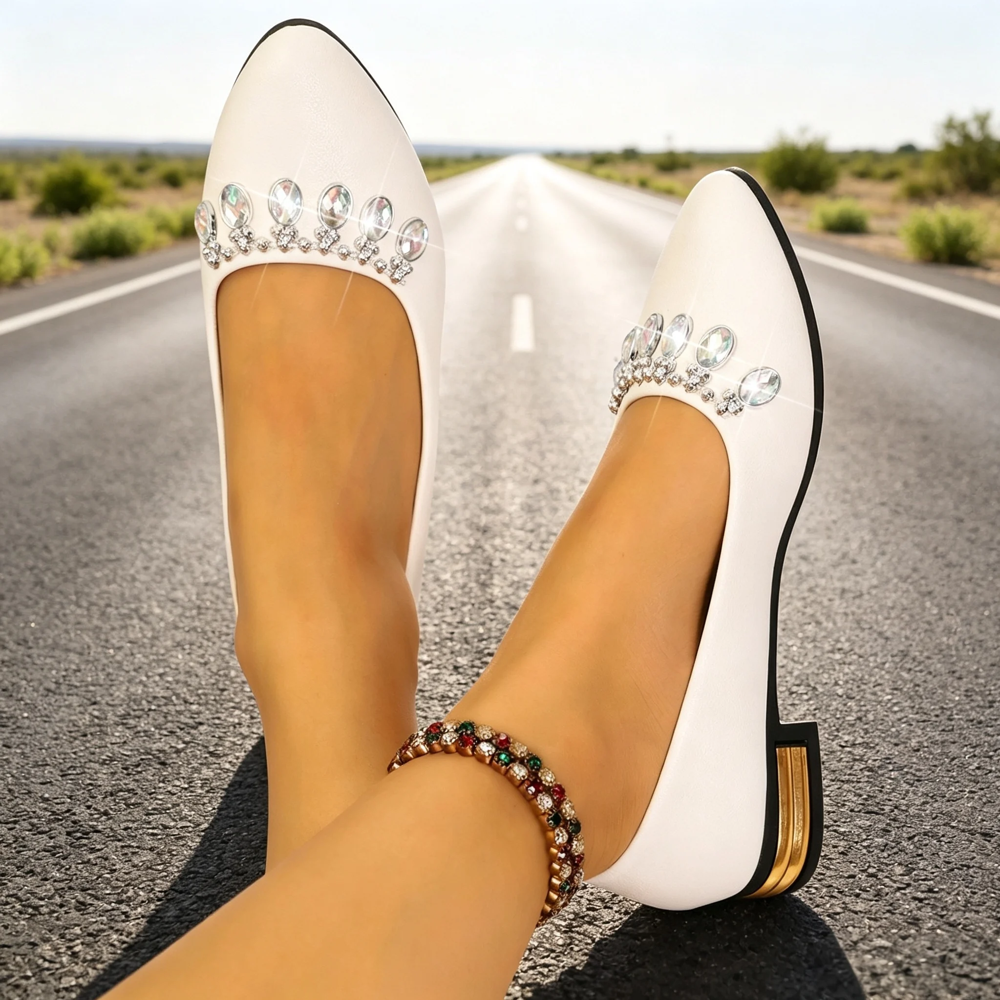 Women Flats Pointed Toe Ballet - Men'S Fashion News ulasan dan harga