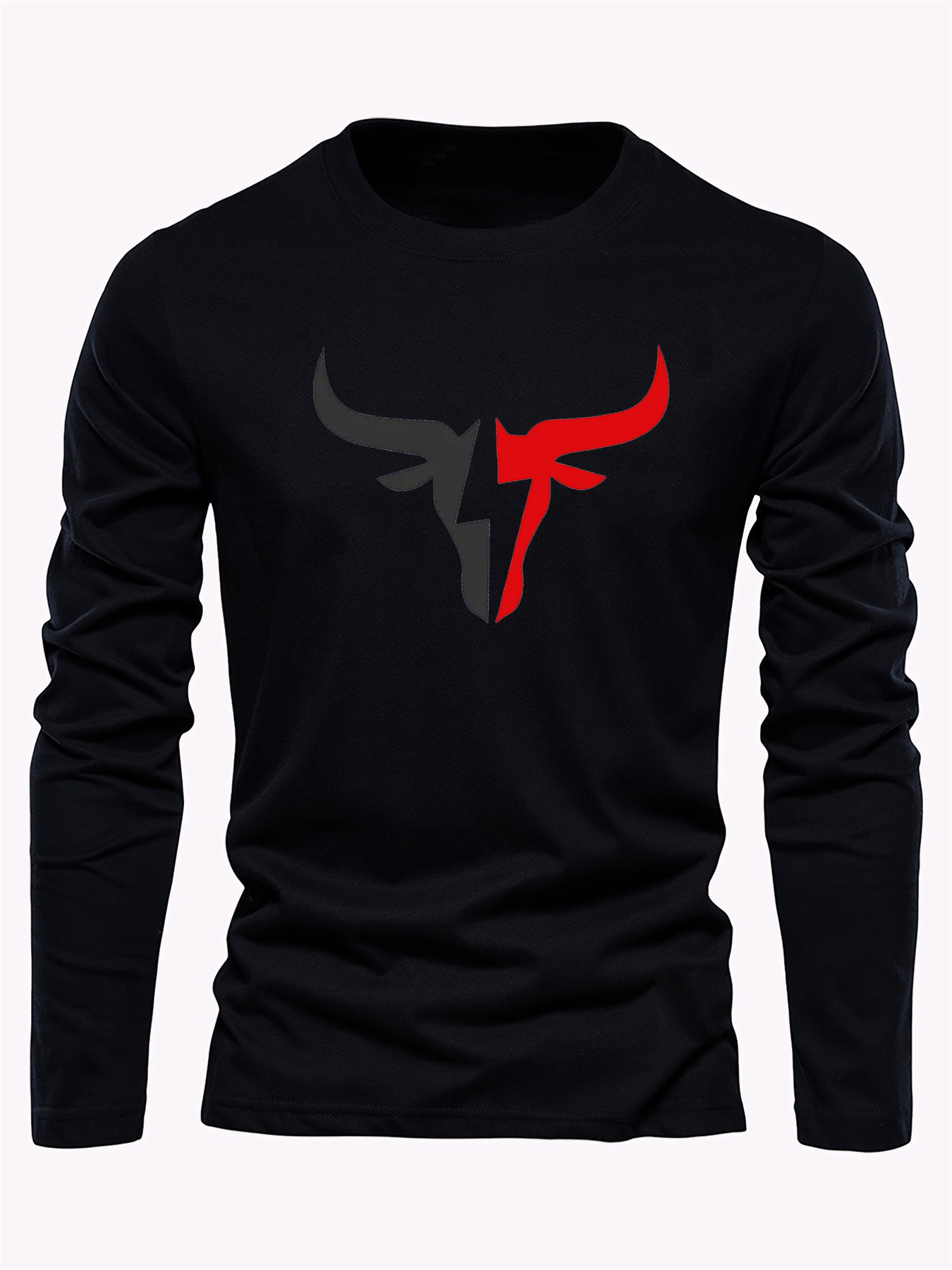 Simple Solid Color Men's Long  - Mens Fashion Clothes ulasan dan harga