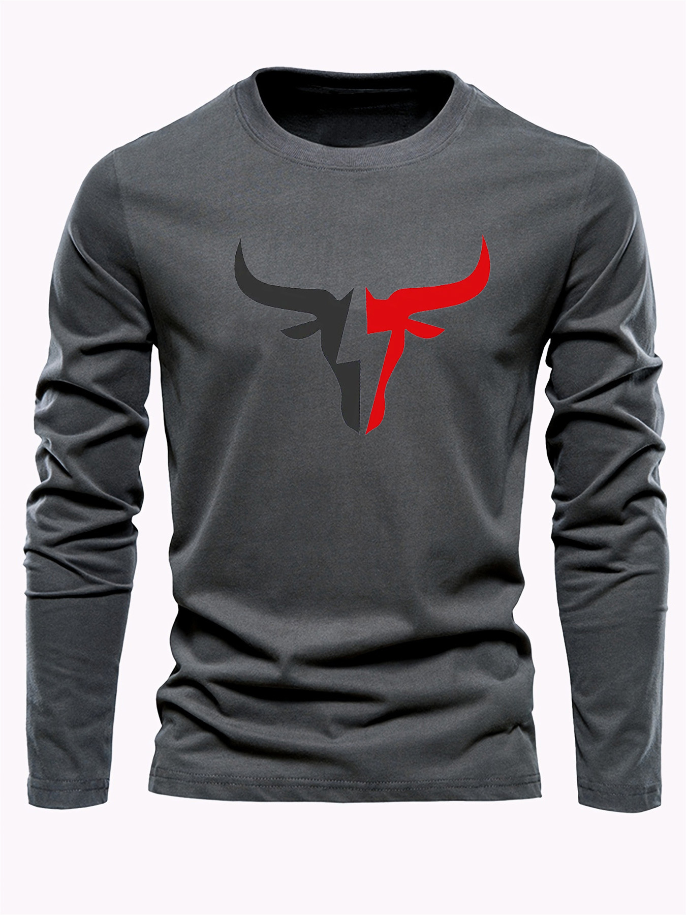 Simple Solid Color Men's Long  - Mens Fashion Clothes ulasan dan harga