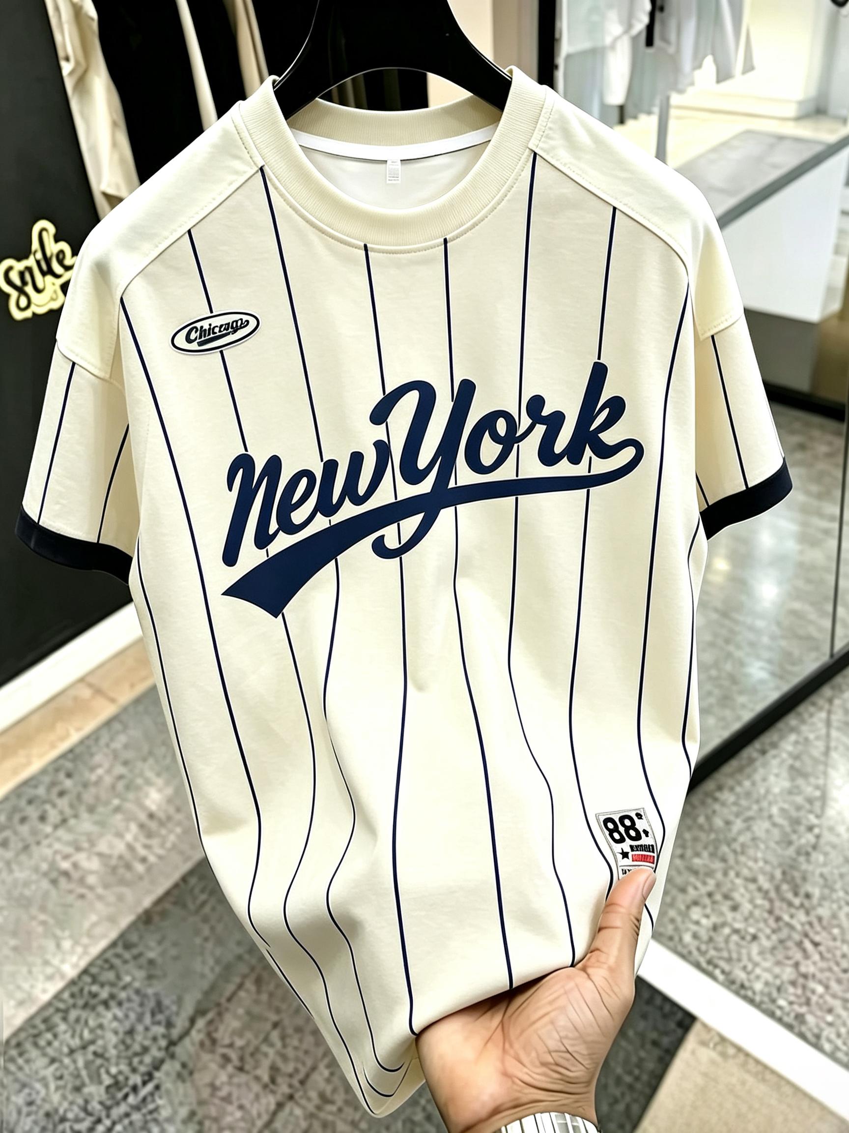 Fashionable New Men's Summer T - Men'S Fashion New York ulasan dan harga