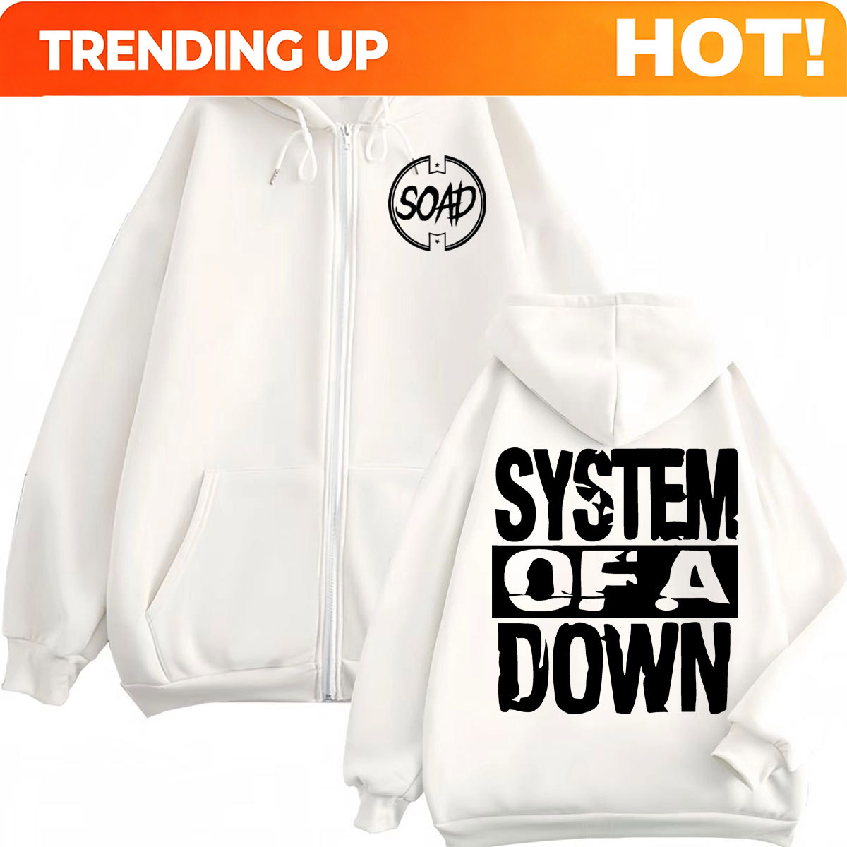 Rock Band System of A Down Pri - Mens Fashion Zip Up Hoodies ulasan dan harga