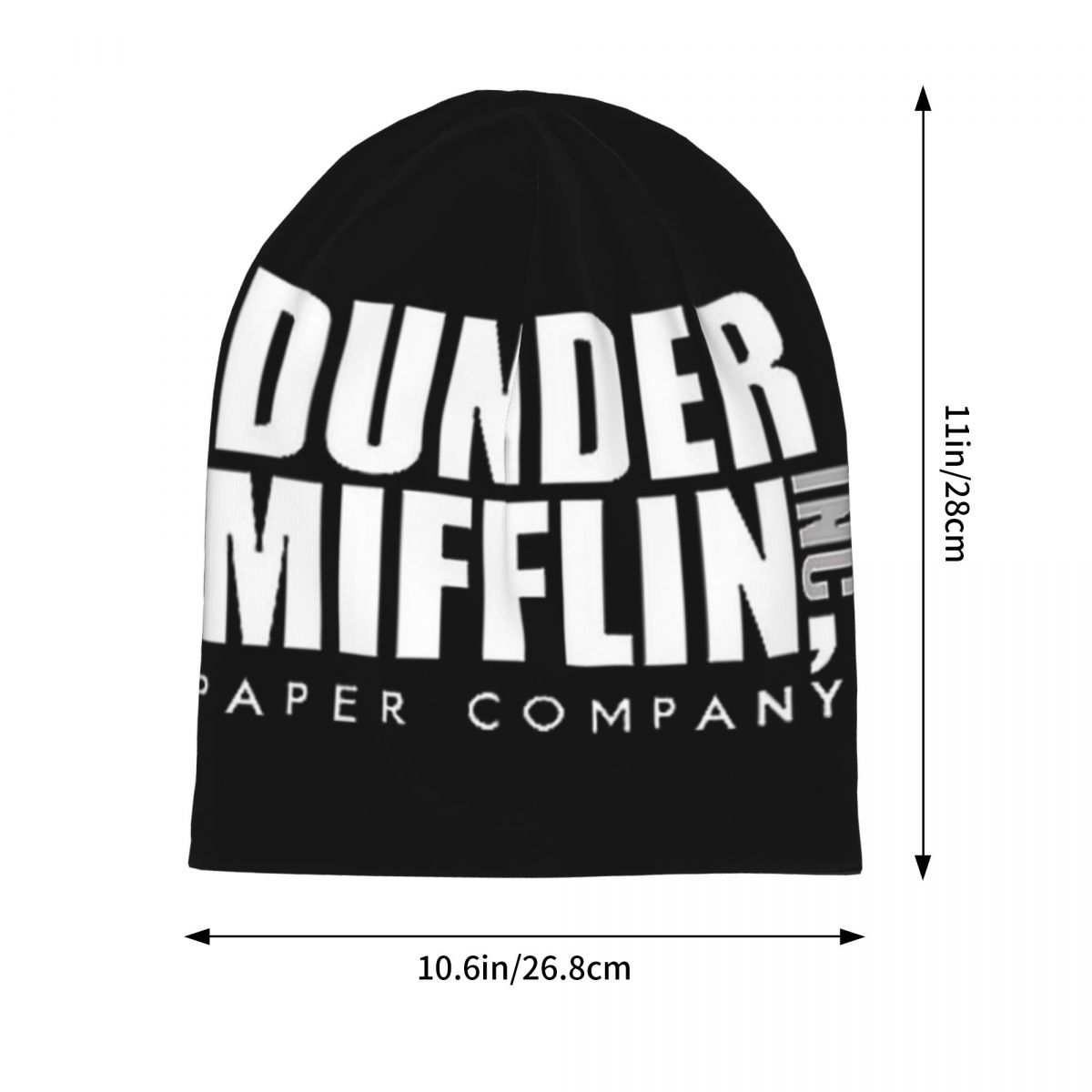 Dunder Mifflin Logo Warm Knitt - Men'S Fashion With Hat ulasan dan harga