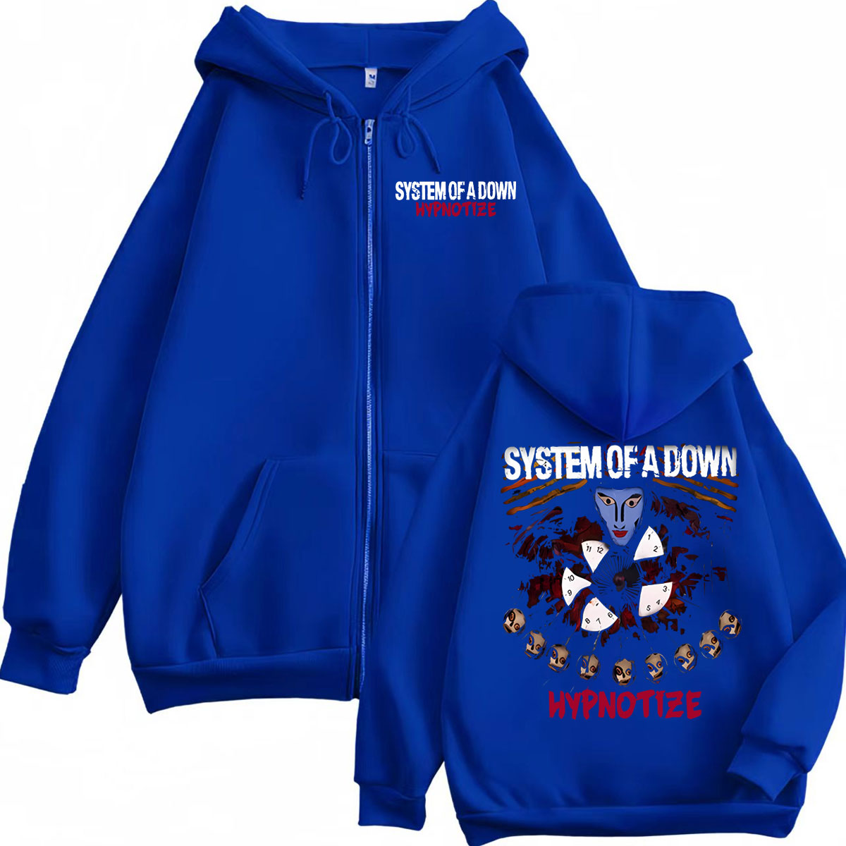 Rock Band System of A Down Hyp - Mens Fashion Zip Up Hoodies ulasan dan harga