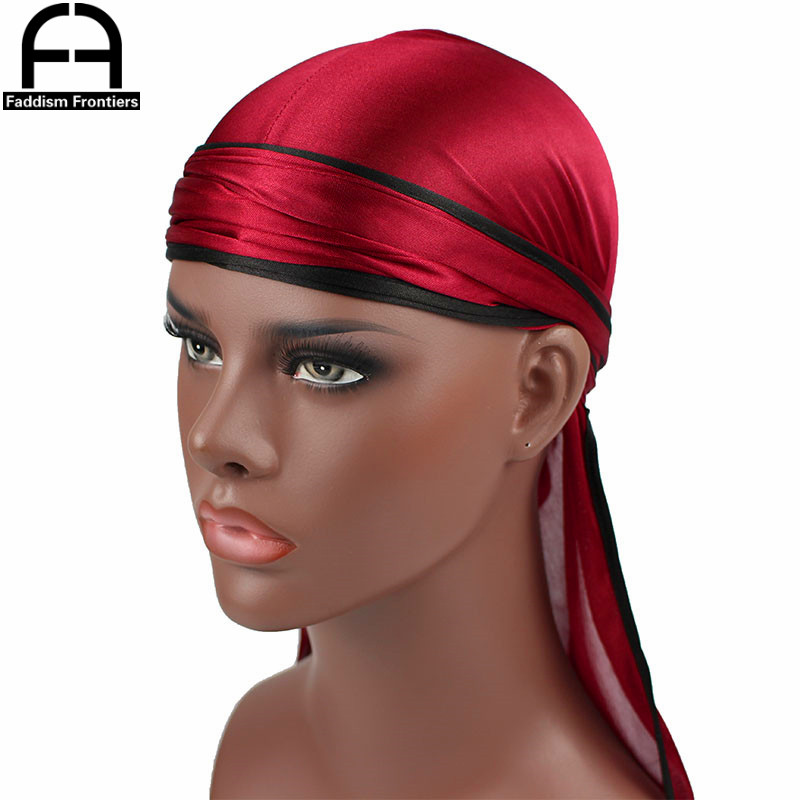 New Fashion Men's Satin Durags - Men'S Fashion With Hat ulasan dan harga
