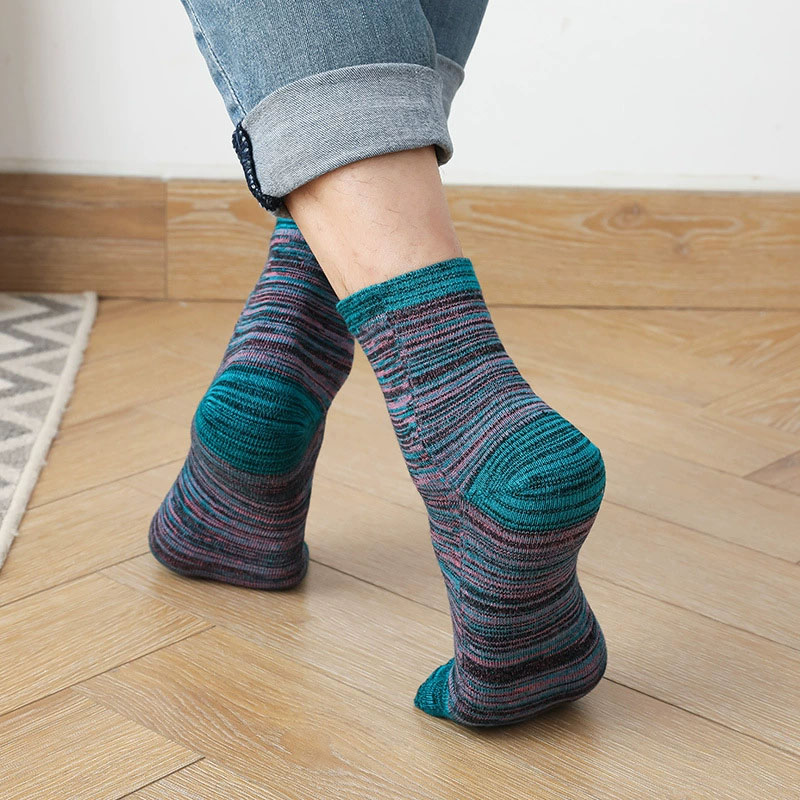 1/5 Pairs Man Colorful Toe Hap - Socks Ankle Men ulasan dan harga