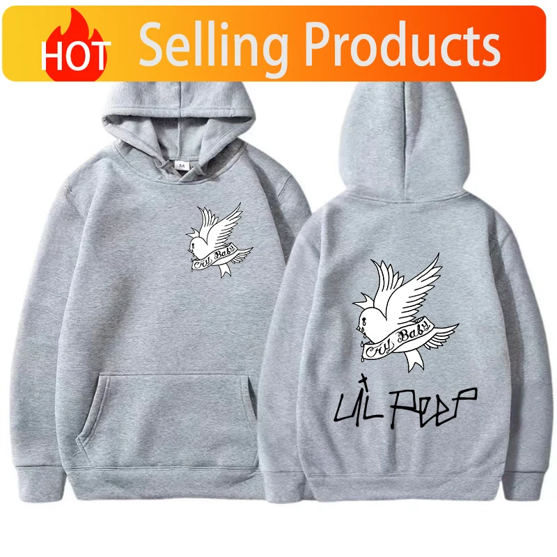 New Autunm Men Lil Peep Printe - Mens Fashion Clothes ulasan dan harga