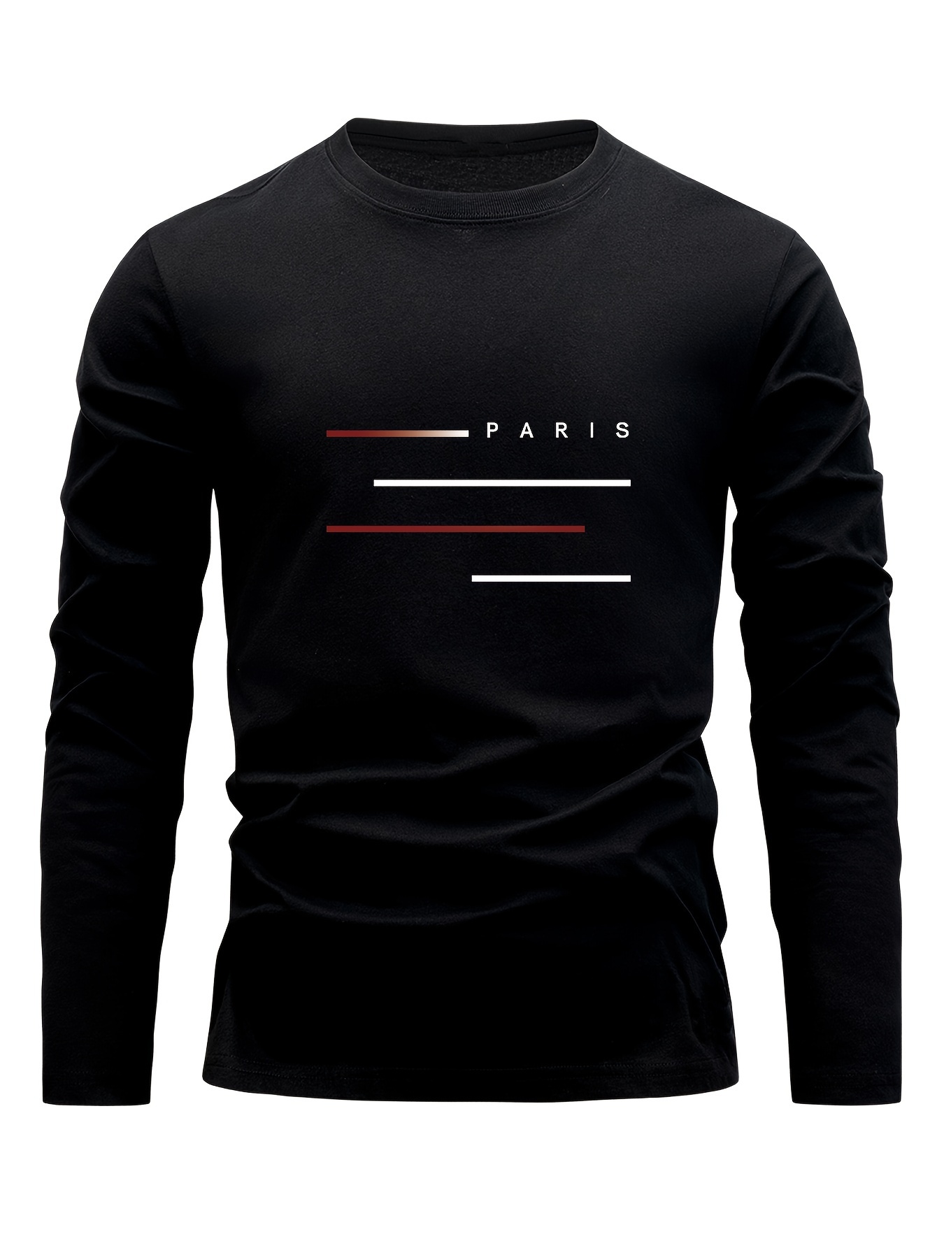 100% Cotton Men's Long Sleeved - Men'S Fashion T Shirts ulasan dan harga