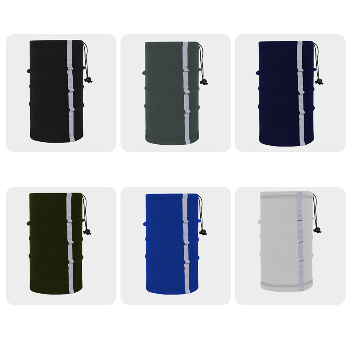 Winter Reflective Neck Warmer  - Men'S Fashion With Hat ulasan dan harga