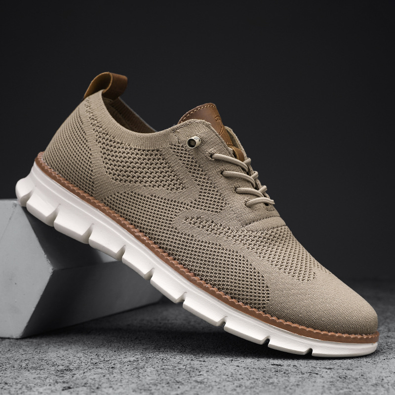 Men Sneakers Shoes Men Lace-up - Mens Fashion Trainers ulasan dan harga