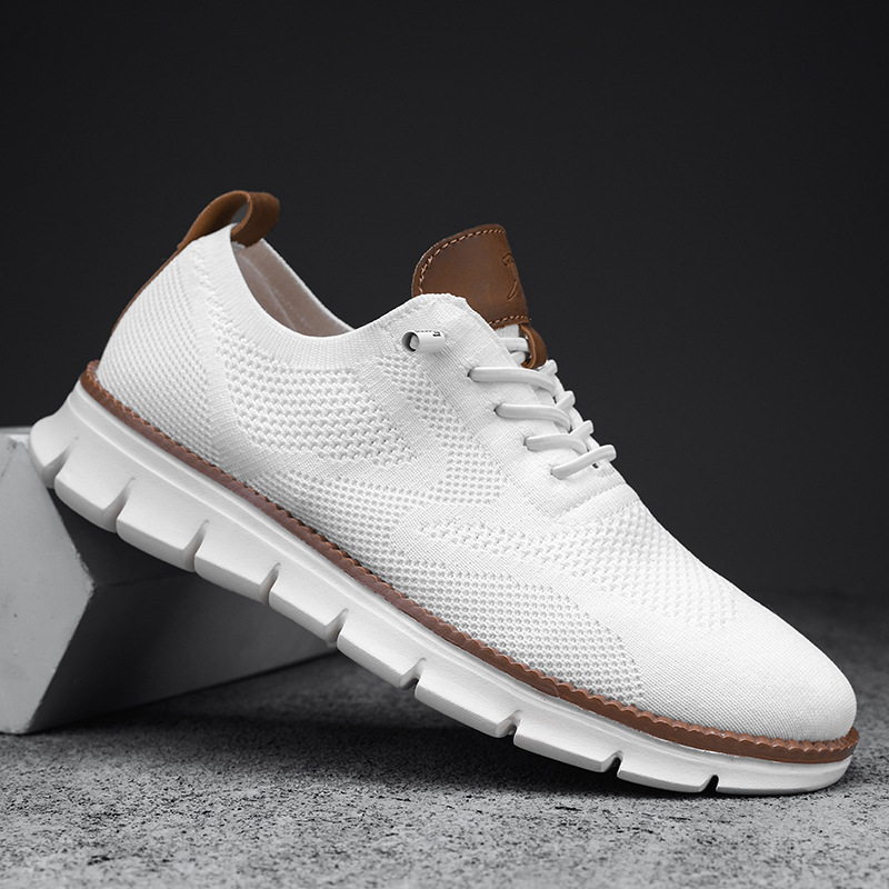 Men Sneakers Shoes Men Lace-up - Mens Fashion Trainers ulasan dan harga