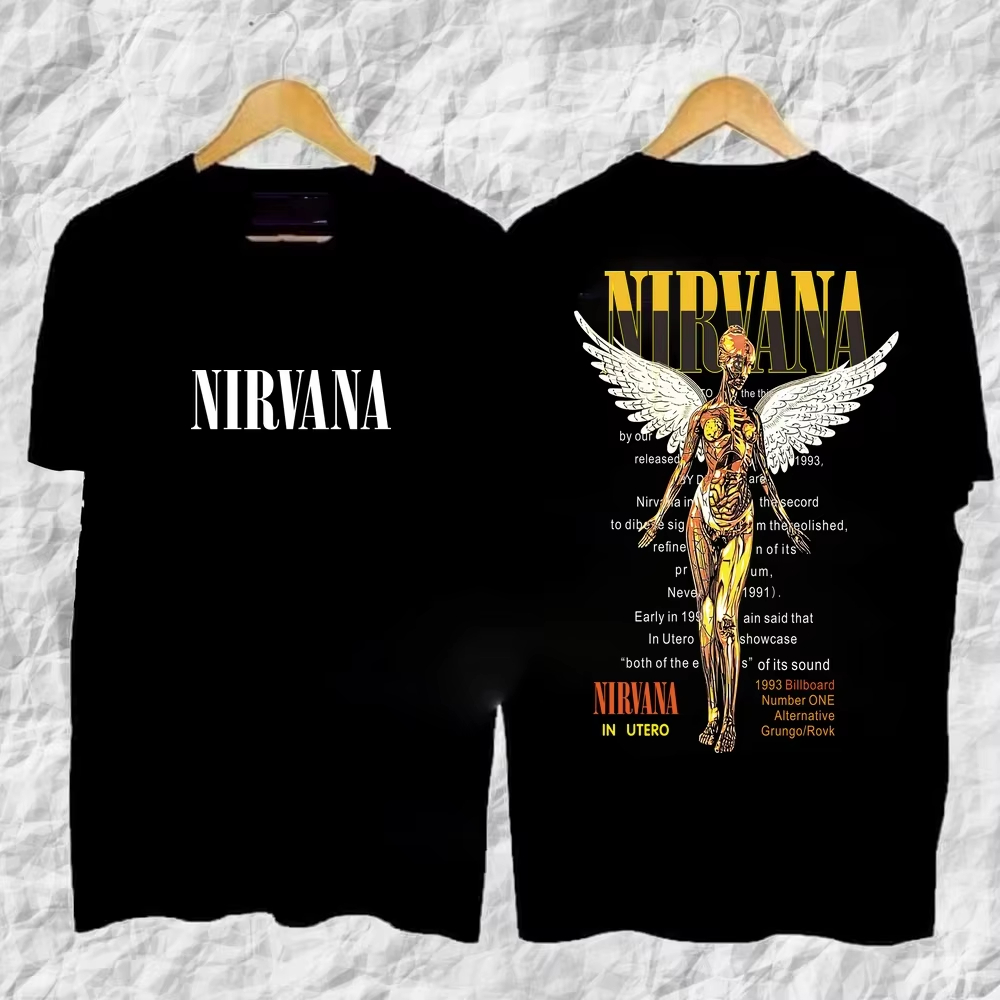 Nirvana Rock Band Classic Albu - Poster Men Fashion ulasan dan harga